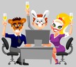 New Year corporate party