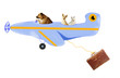 Tiere auf Flugreise