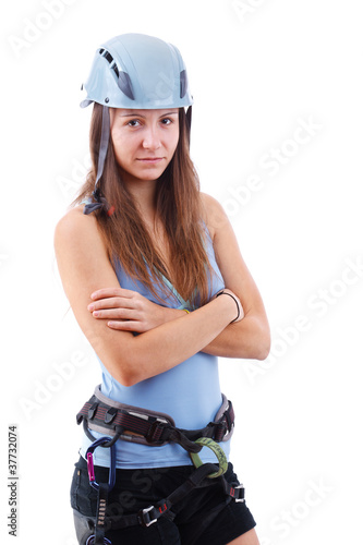 Photo: Climbing woman Climbing woman