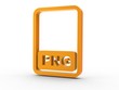 3d Icon Dokument PNG orange