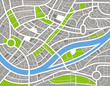 Abstract city map illustration