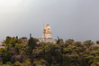 greek ruins on top of hill in athens