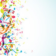 Abstract background with colorful tunes.