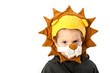 Child With Lion Mask Isolated ...