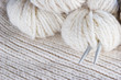 craft background - knitting