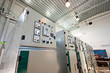 Industrial shop with electrical equipment