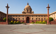 Photo: Part of the President House in Delhi Part of the President House in Delhi