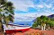 Traditional Painted Fishing Boat, Tenerife Traditional Painted Fishing Boat, Tenerife
