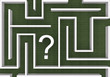 Question mark in the labyrinth