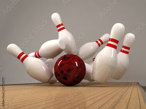 Illustration: Bowling Strike 2 Bowling Strike 2