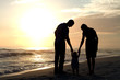 Parents Walking Baby