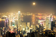 night scene of Hongkong
