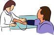 doctor  and Sphygmomanometer