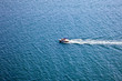 motorboat in the sea