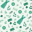 Seamless fashion pattern. vector