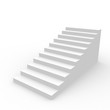 White staircase.