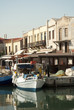 The Venetian Harbour at Rethymno Crete Greece