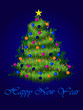 Christmas tree illustration - vector Christmas tree illustration - vector