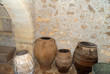 Pithoi, large storage jars on the island of Crete Greece