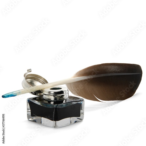 Photo: Tintenfass und Feder 01 Tintenfass und Feder 01