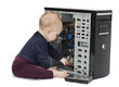 young child changing hdd