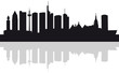 Skyline Frankfurt am Main (Silhouette)