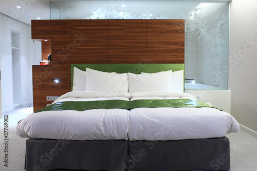 Photo: Interior of bedroom Interior of bedroom