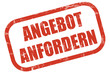 Grunge Stempel rot ANGEBOT ANFORDERN