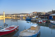 The Venetian Harbour at Rethymno Crete Greece