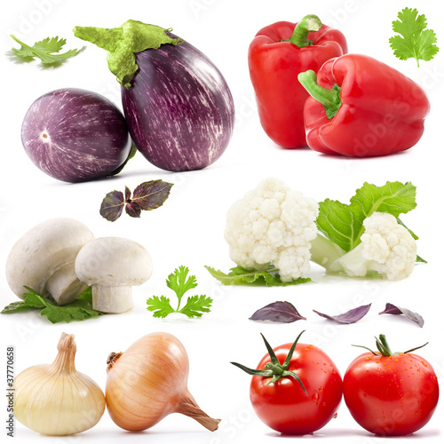 Photo: Vegetables collection, with clipping paths Vegetables collection, with clipping paths