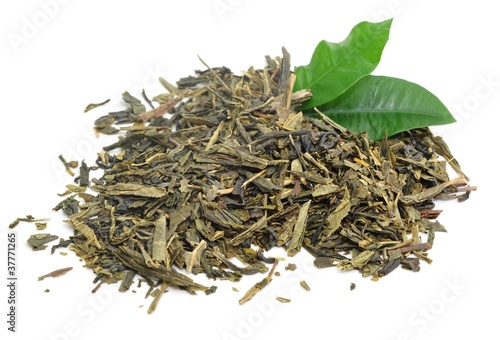 Photo: Teeblätter, grün Teeblätter, grün