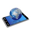 ベクター、スマートフォンと地球