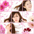 Beautiful hair woman