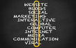 Chalkboard Social Media black