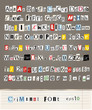 Set of vector letters from newspaper and magazines