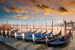 Gondolas in Venice, Italy