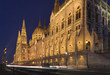 Parliament at night..