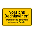 warnschild dachlawinen I