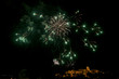 Royal Palace of Buda at night with fireworks Budapest Royal Palace of Buda at night with fireworks Budapest