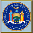 Vector: usa states county city new york coat seal emblem usa states county city new york coat seal emblem