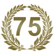 Lorbeerkranz geschlossen Gold - 75