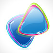 Abstract speech bubble background
