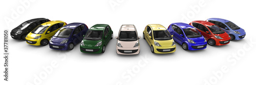 Illustration: Farbauswahl am Auto Farbauswahl am Auto