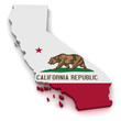 3D Map of California