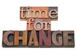 time for change