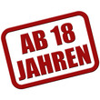 Stempel rot rel AB 18 JAHREN