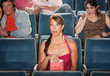 Horrified People At Theater