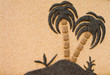 Desert Island on Stone Wall