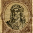 Detail of Hungary's szaz korona - king Matthias I