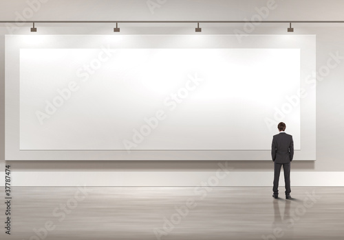 Illustration: Blank billboard Blank billboard